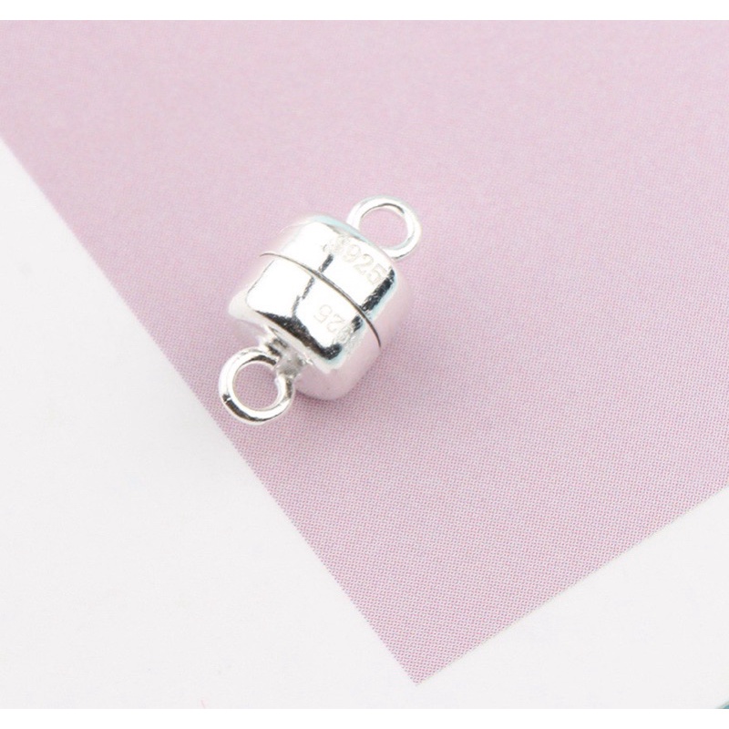 Khoá bạc 925 có nam châm, làm trang sức, vòng tay handmade