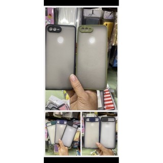 Ốp lưng Oppo F9 lưng nhám viền dẻo màu bảo vệ Camera .