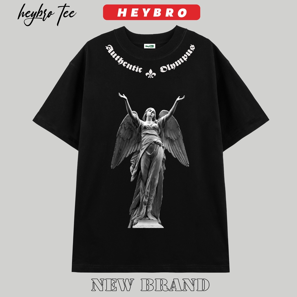 Áo thun nam nữ unisex tay lỡ form rộng Local Brand HEYBRO / HELEN