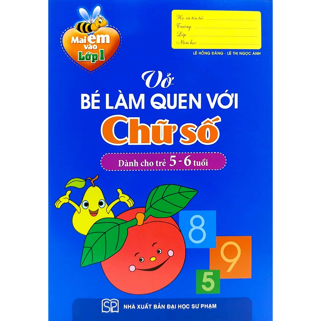 Sách_Mai Em Vào Lớp 1 - Vở Bé Làm Quen Với Chữ Số