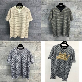 Áo phông Lv thêu cao cấp - Áo thun cộc tay lv hàng L1