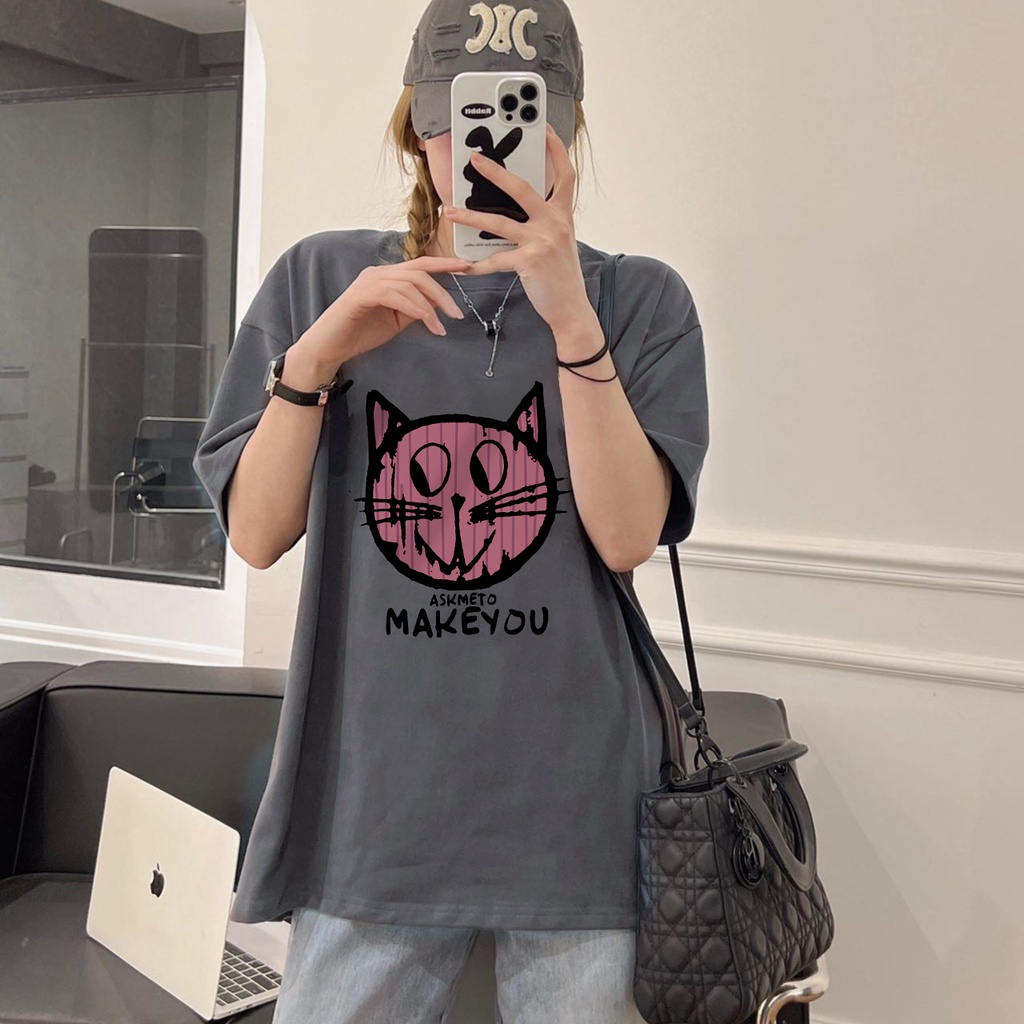 NRVP Áo Thun 100% Cotton Tay NgắN Plus Size Cho Nam Và Nữ