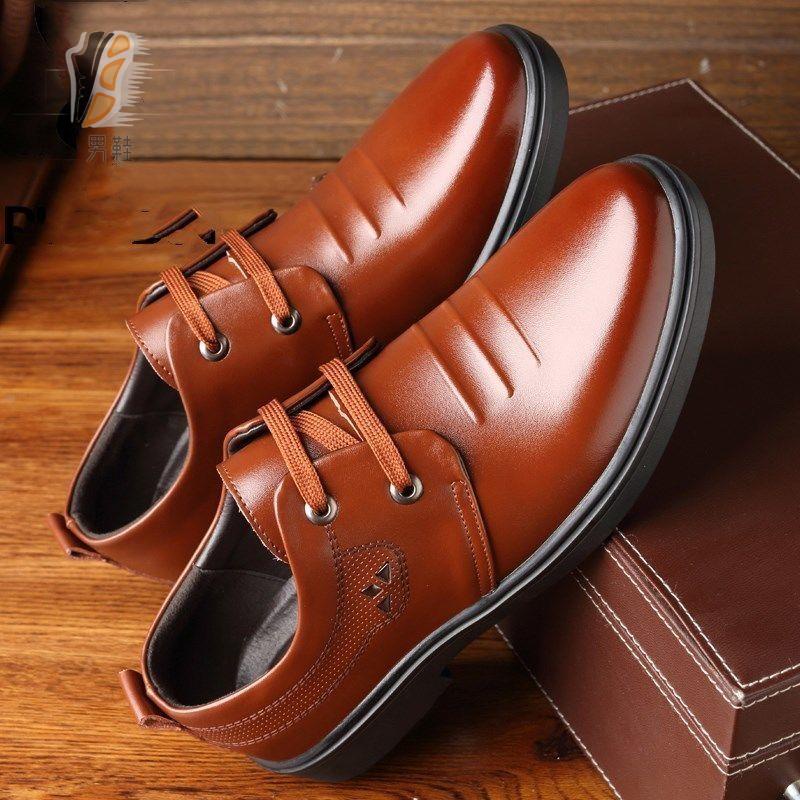 Giày Da Nam Đế Mềm Thoáng Khí Phong Cách Anh Quốc