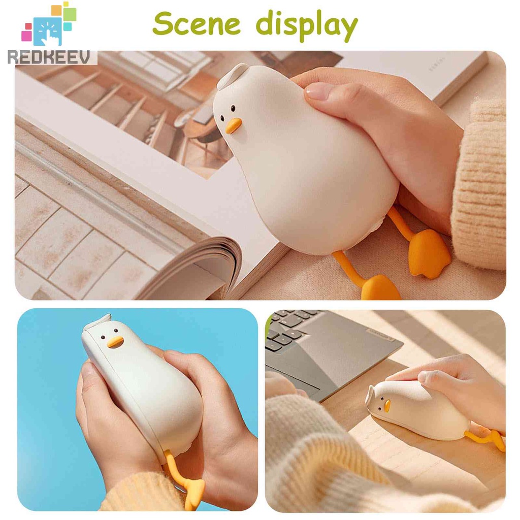 Máy Sưởi Ấm Tay Điện Tử Hình Chú Vịt Dễ Thương 2 Trong 1