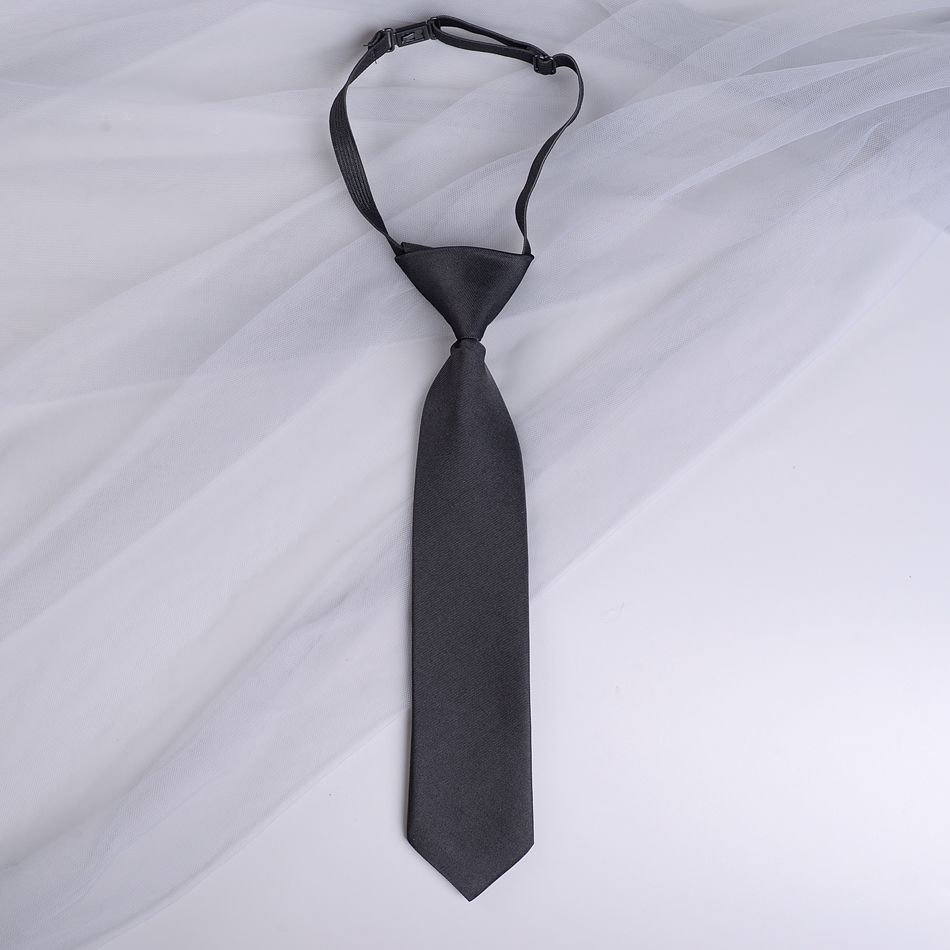 Cà Vạt Đồng Phục Màu Đen Thắt Nơ Phong Cách Preppy Nhật Bản Cho Nam Và Nữ