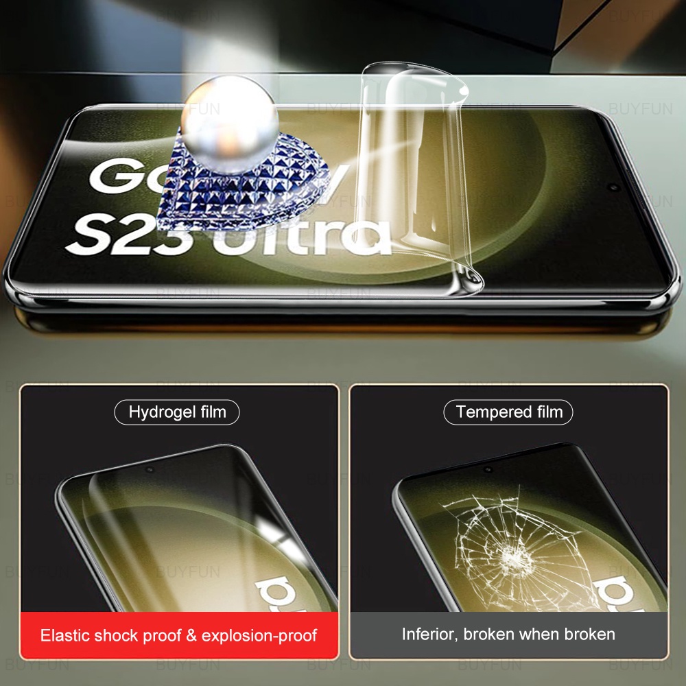 3 Phim Dán Bảo Vệ Màn Hình Cho Điện Thoại Samsung Galaxy S23 Ultra 6.8inch Samsung Samsun S23 S23 +