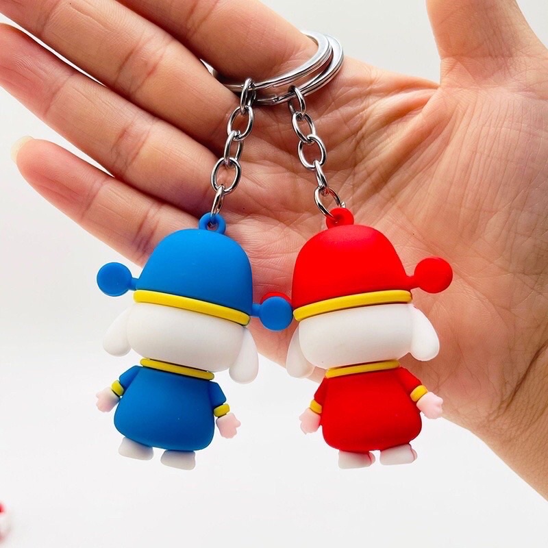 Móc Khoá Thỏ Thần Tài Hot Trend Móc Treo Chìa Khoá Silicon Hoạt Hình - Phụ Kiện Balo Túi Xách - Bánh Mì Store