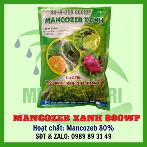 MANCOZEB XANH (gói 1kg)