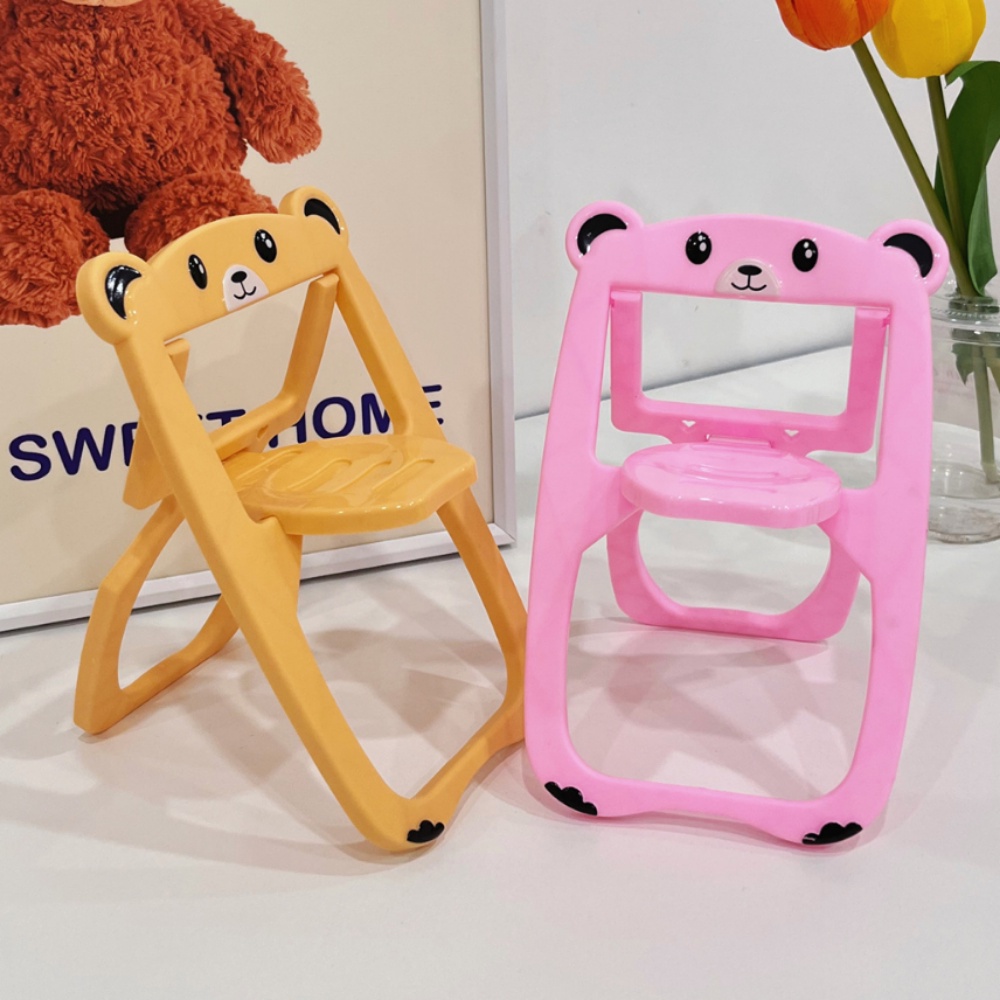 Giá Đỡ Điện Thoại Bằng Silicon Họa Tiết Gấu Hoạt Hình Dễ Thương