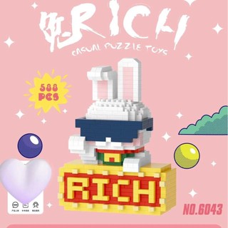 Mô hình lắp ráp thỏ no.01/ thỏ rich