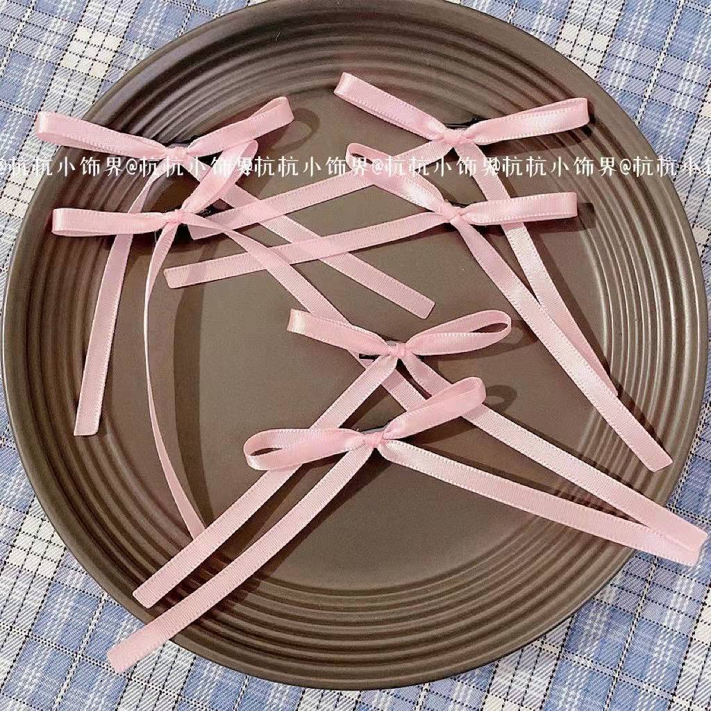 Kẹp Tóc Nơ Ruy Băng Nhiều Màu Sắc Xinh Xắn Cho Bé Gái