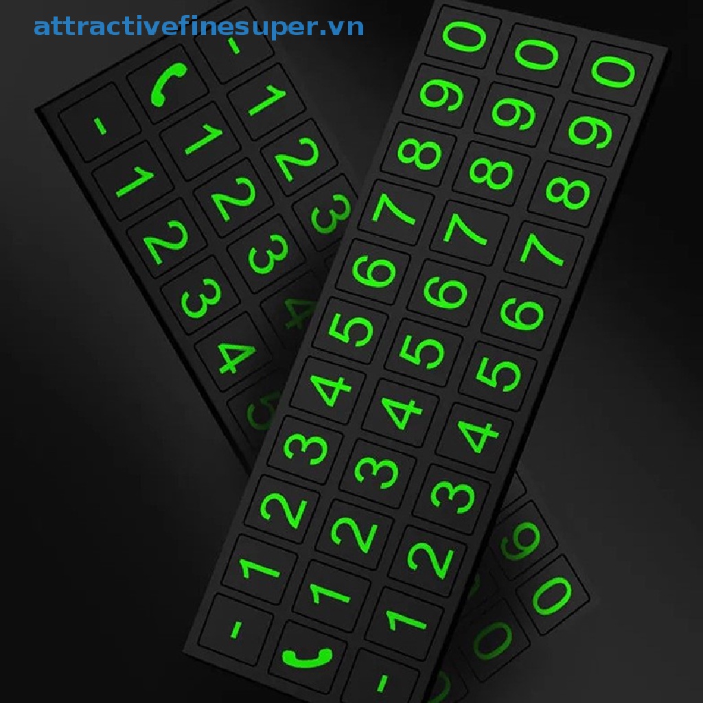 Thẻ Đậu Xe Tạm Thời Ghi Số Điện Thoại 13x2.5cm