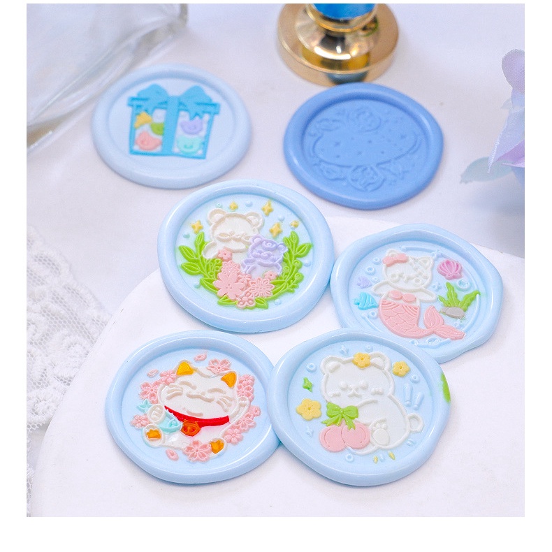 Con Dấu Niêm Phong Bì Thư Bằng Đồng Họa Tiết Độc Đáo