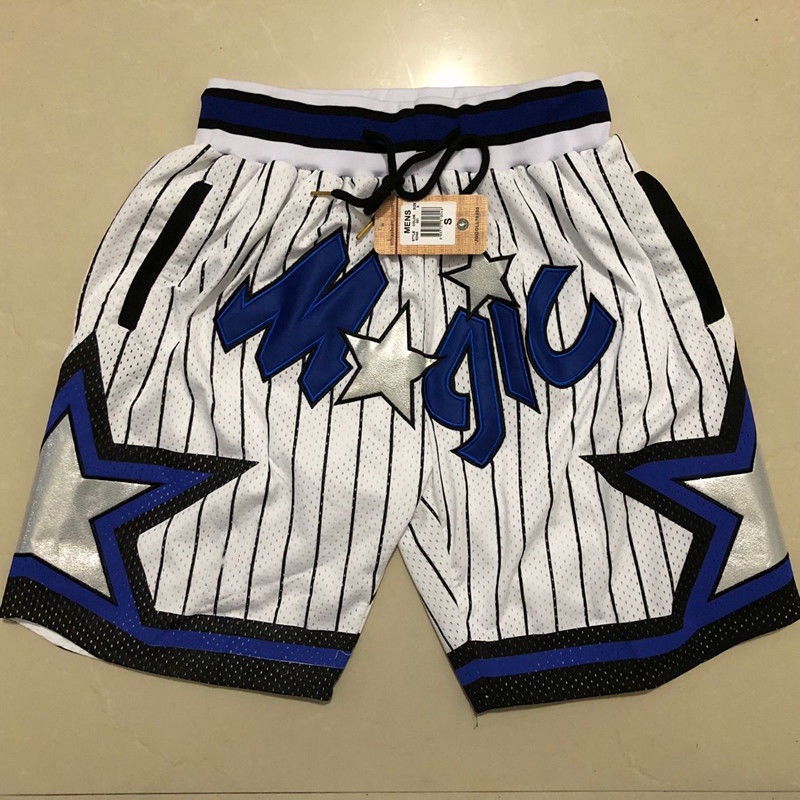 Quần Short Bóng Rổ Phối Lưới In Chữ Just Bull James Kiểu Retro Đường Phố Cá Tính
