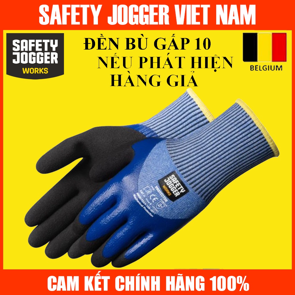 [CHÍNH HÃNG]Găng tay Safety Jogger Protector Chống Dầu