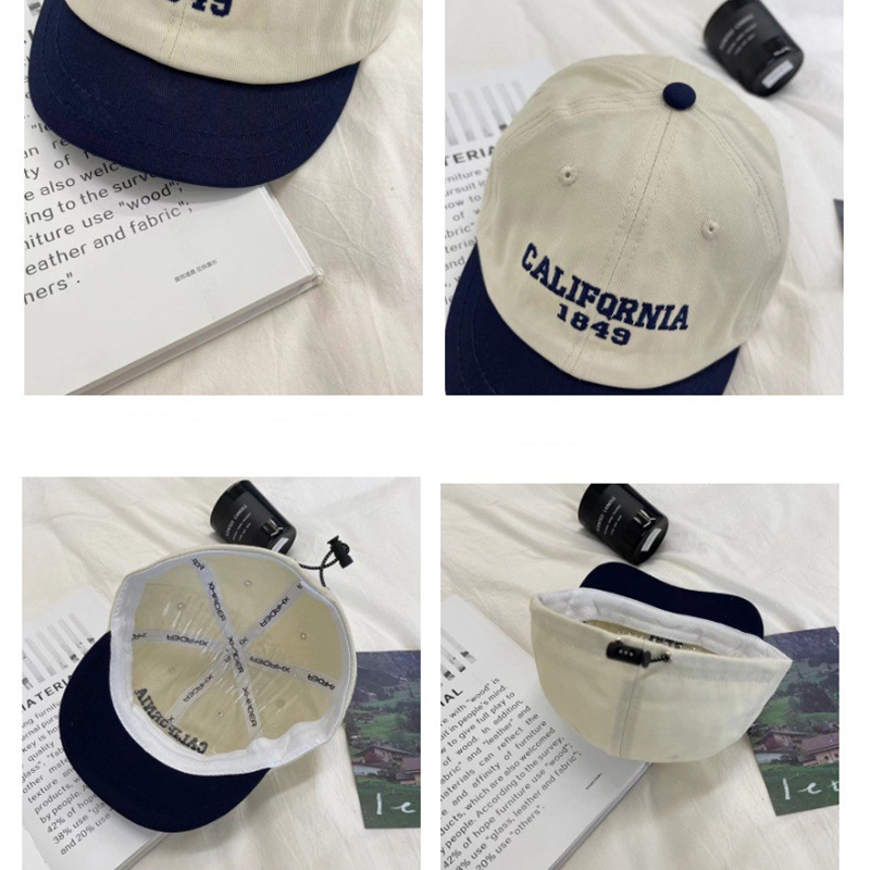 Mũ Lưỡi Trai Vành Ngắn Thời Trang Mùa Hè Phong Cách Hàn Quốc