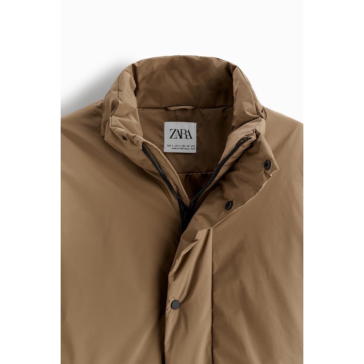 Áo phao nam Zara authentic HOODED PUFFER size S