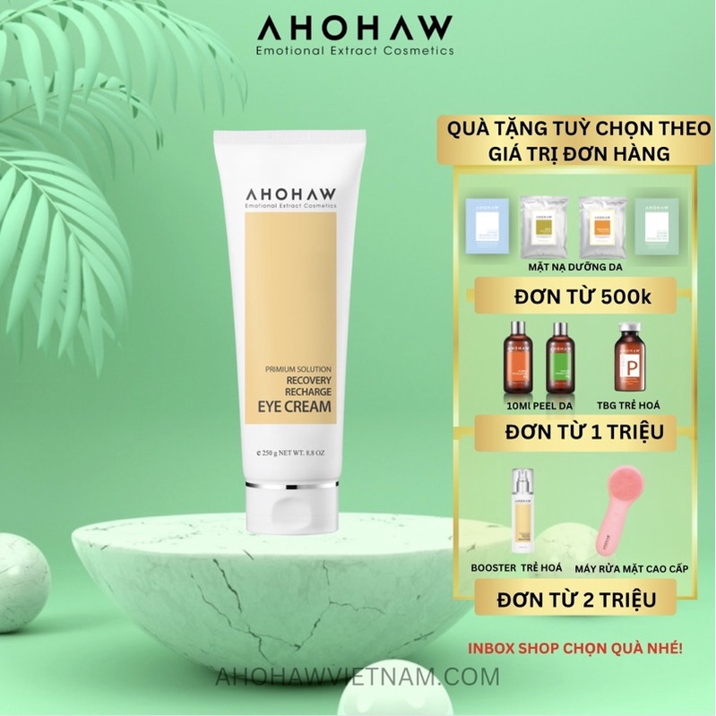 Kem Dưỡng Mắt  Ahohaw Premium Solution Recovery Recharge Eye Cream