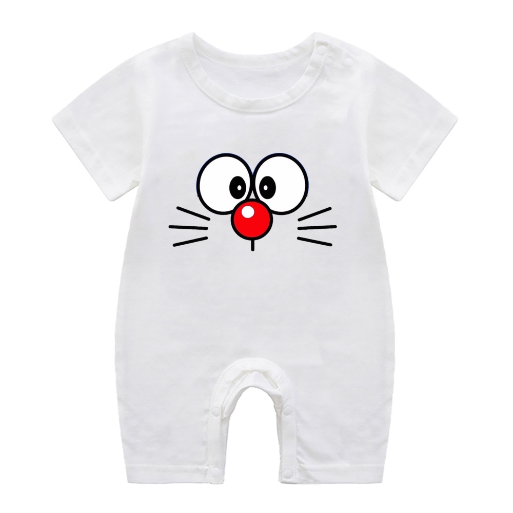Doraemon Áo Liền Quần In Hình Doremon Đáng Yêu Cho Bé