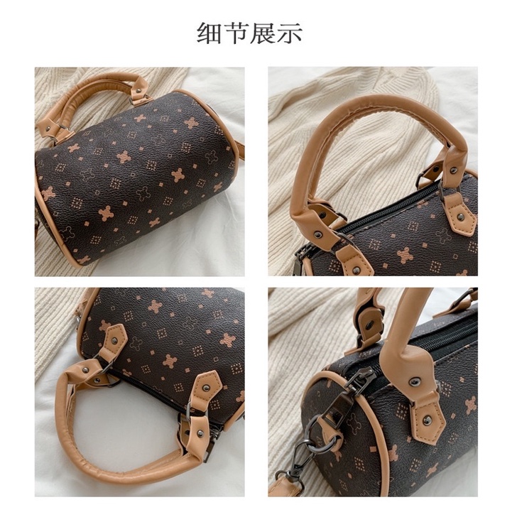 Túi đeo chéo cá tính Ulzzang hình dạng túi trống mã 3437 hàng nhập Quảng Châu có sẵn