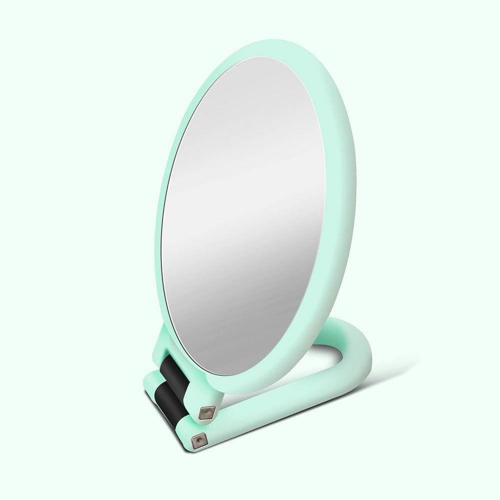 Gương Trang Điểm Có Giá Đỡ Phóng Đại Gấp Lại Được Để Bàn Tiện Lợi Dành Cho Nữ