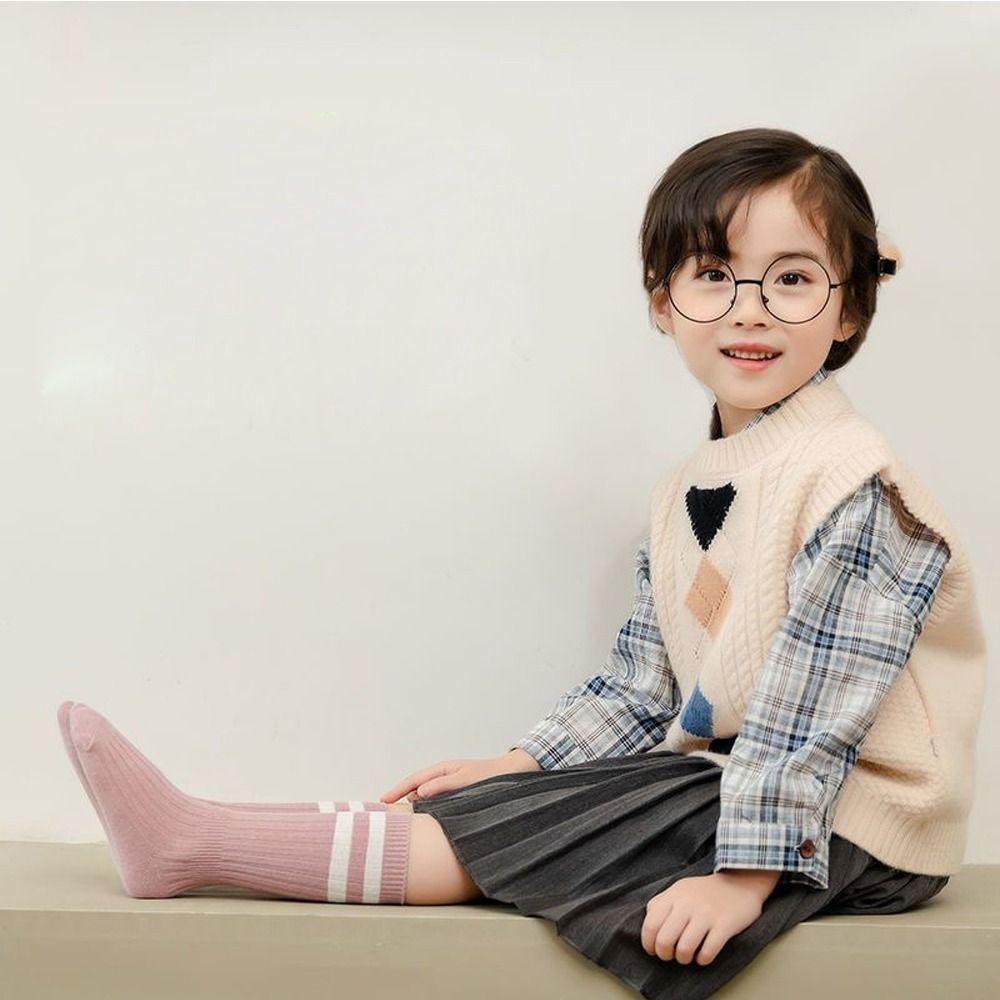 Vớ Cotton Thể Thao Nhiều Màu Sắc Dễ Thương Thoải Mái Phong Cách Hàn Quốc Dành Cho Nữ / Bé Trai