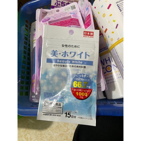 Viên Uống Trắng Da Beauty White Gói 30 Viên 15 ngày
