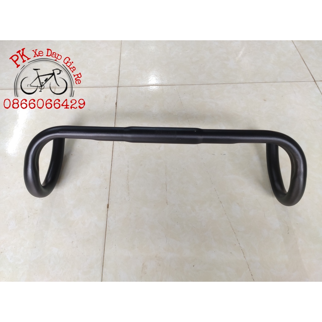 Ghi đông xe đạp đua - Tay lái nhôm cong 25.4 - 31.8mm cao cấp
