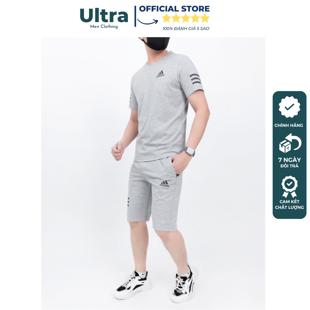 Bộ đồ thể thao nam cao cấp mùa hè Adidas Hàng Hiệu Ultra Men UM30 Đồ bộ nam phom chuẩn đẹp hàng xịn chất mát 2023