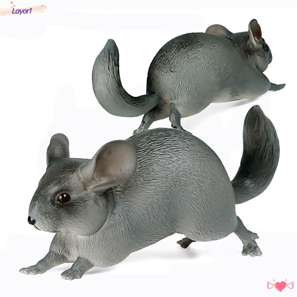 Mô Hình Chú Sóc Chinchilla LAYOR1 Sống Động Như Thật