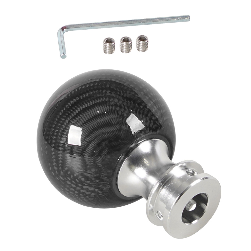 Tay Nắm Cần Số Bằng Hợp Kim Nhôm Sợi Carbon Hình Tròn