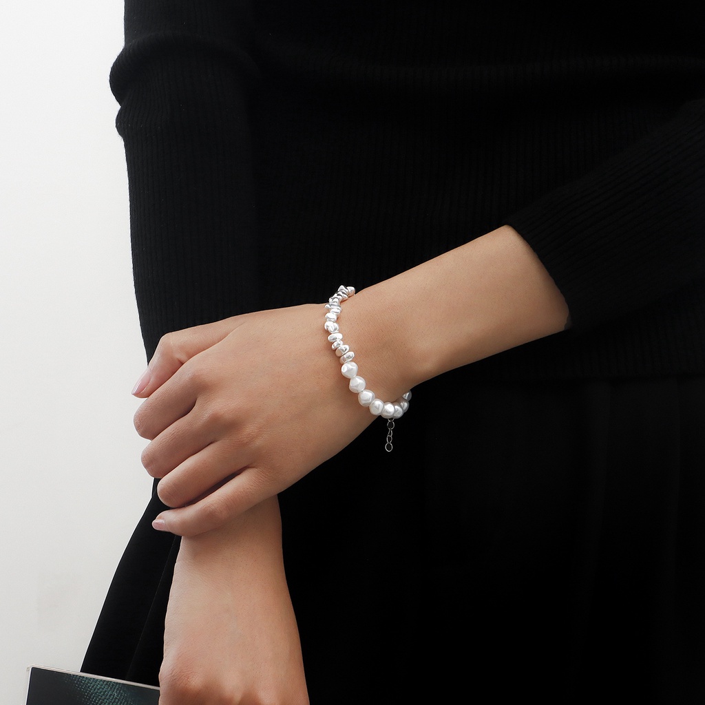 Vòng Tay Mạ Bạc Sang Trọng Thiết Kế Cổ Điển Cho Nữ