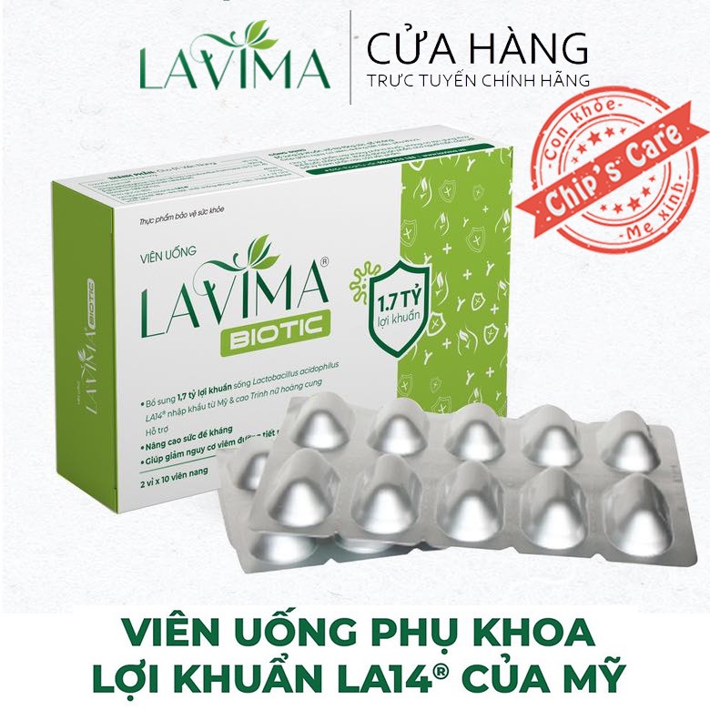 Lavima Biotic viên uống men vi sinh cho nữ