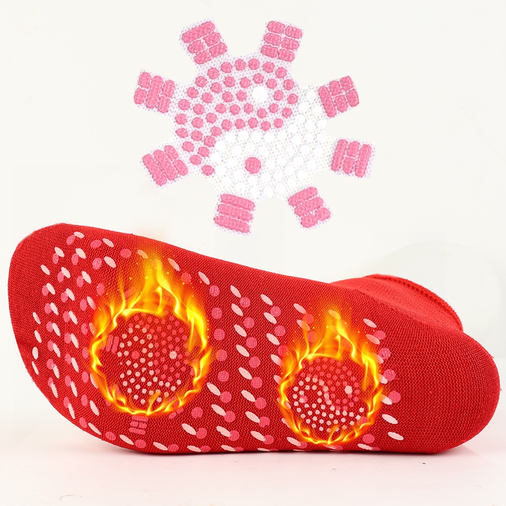 1 Đôi Tất Thể Thao Dài Bằng Cotton Mềm Mại Thoải Mái Giữ Ấm Mùa Đông Cho Nam Nữ