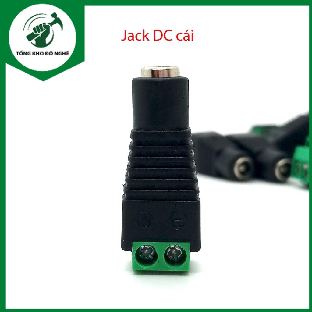 Dc,Jack dc nối nguồn đực - cái,giắc nguồn dc vặn vít chuyên nối cấp nguồn thiết bị từ 1v - 40v