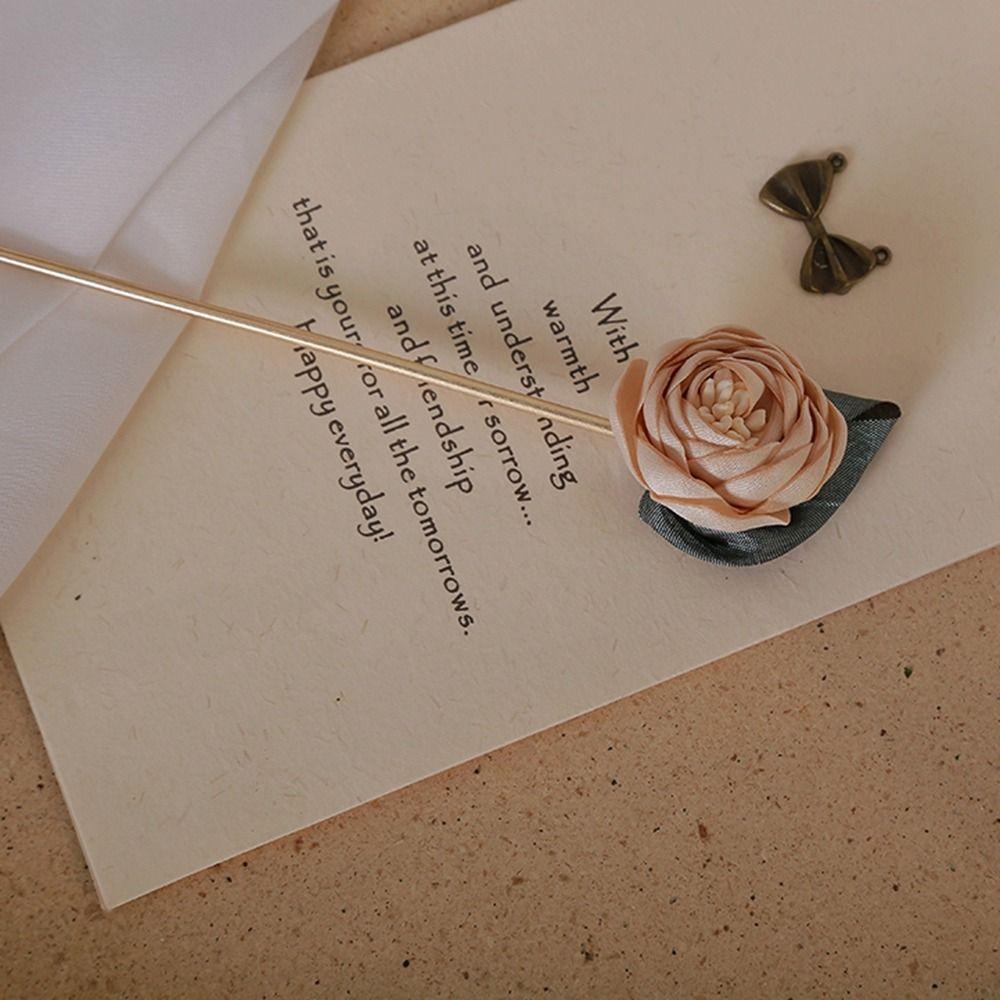 Trâm Cài Tóc Lụa Thắt Nơ In Họa Tiết Phong Cách Trung Hoa Cổ Điển