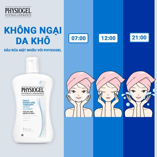 Sửa rửa mặt Physiogel DMT Cleanser 150ml,500ml
