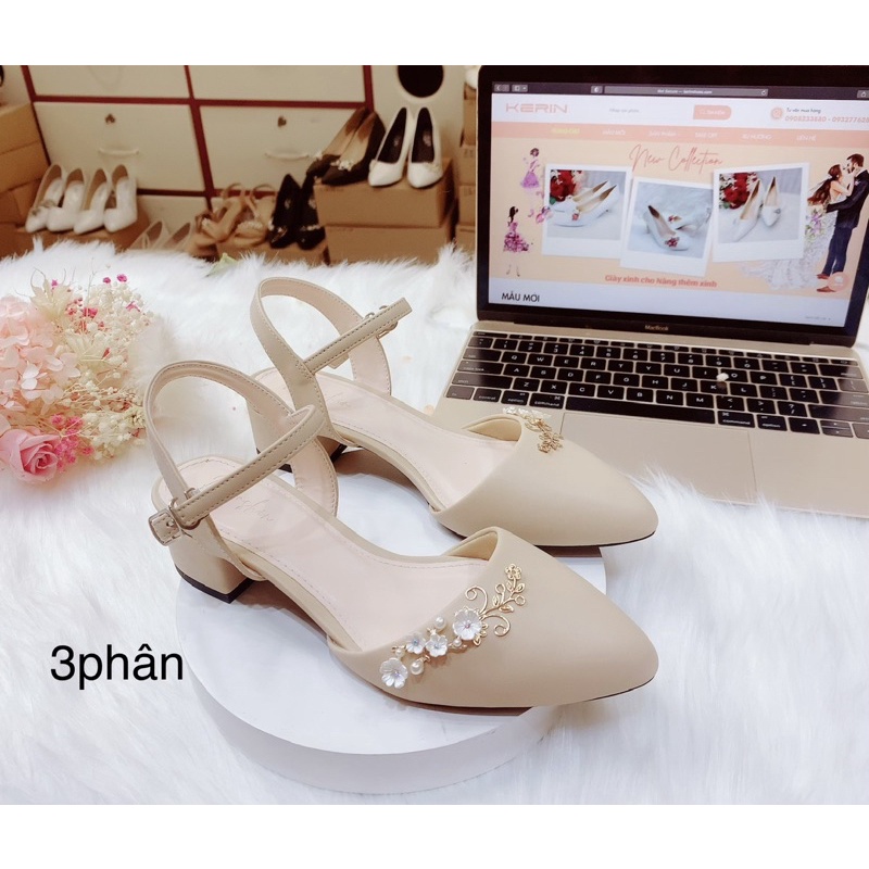 Giày 3 phân kết hoa