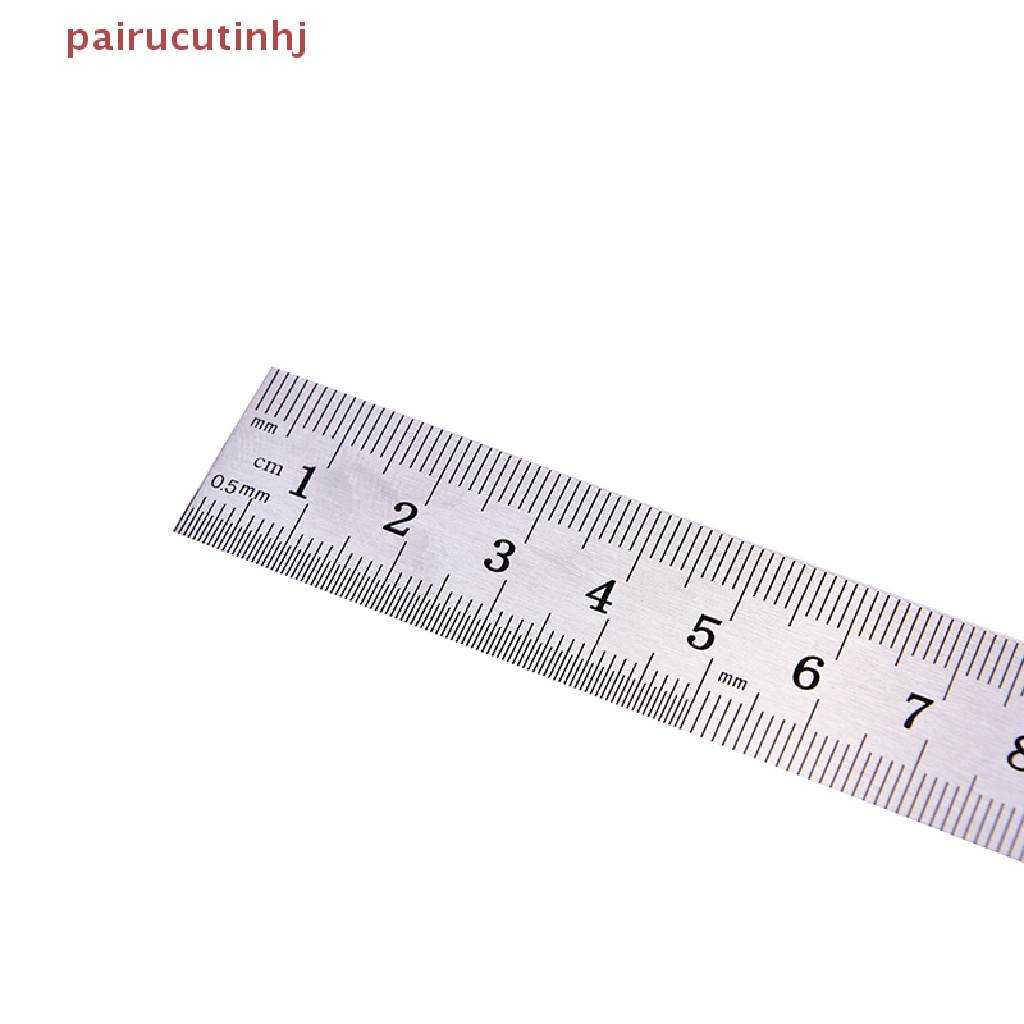 1 Cặp Thước Đo Bằng Kim Loại Hai Mặt 15cm Độ Chính Xác Cao