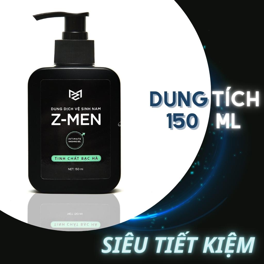 Dung dịch vệ sinh nam giới Z-MEN hương bạc hà nam tính cuốn hút khử mùi 150 ML