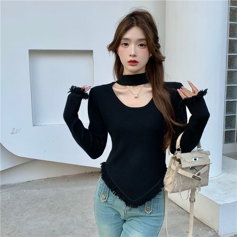 COZOK Áo sweater Dài Tay Thiết Kế Độc Đáo Thời Trang Hongkong