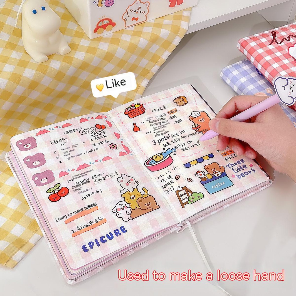 Sổ Tay Ghi Chú Họa Tiết Hoạt Hình Dễ Thương Dành Cho Học Sinh