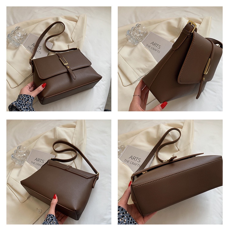 Túi Xách Đeo Vai Hình Vuông Nhỏ Nhắn Xinh Xắn Phong Cách Thời Trang Retro 2023