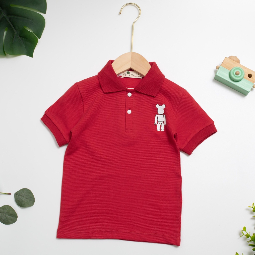 Áo cổ bẻ LITIBABY cho bé trai, bé gái size đại 8/16 tuổi