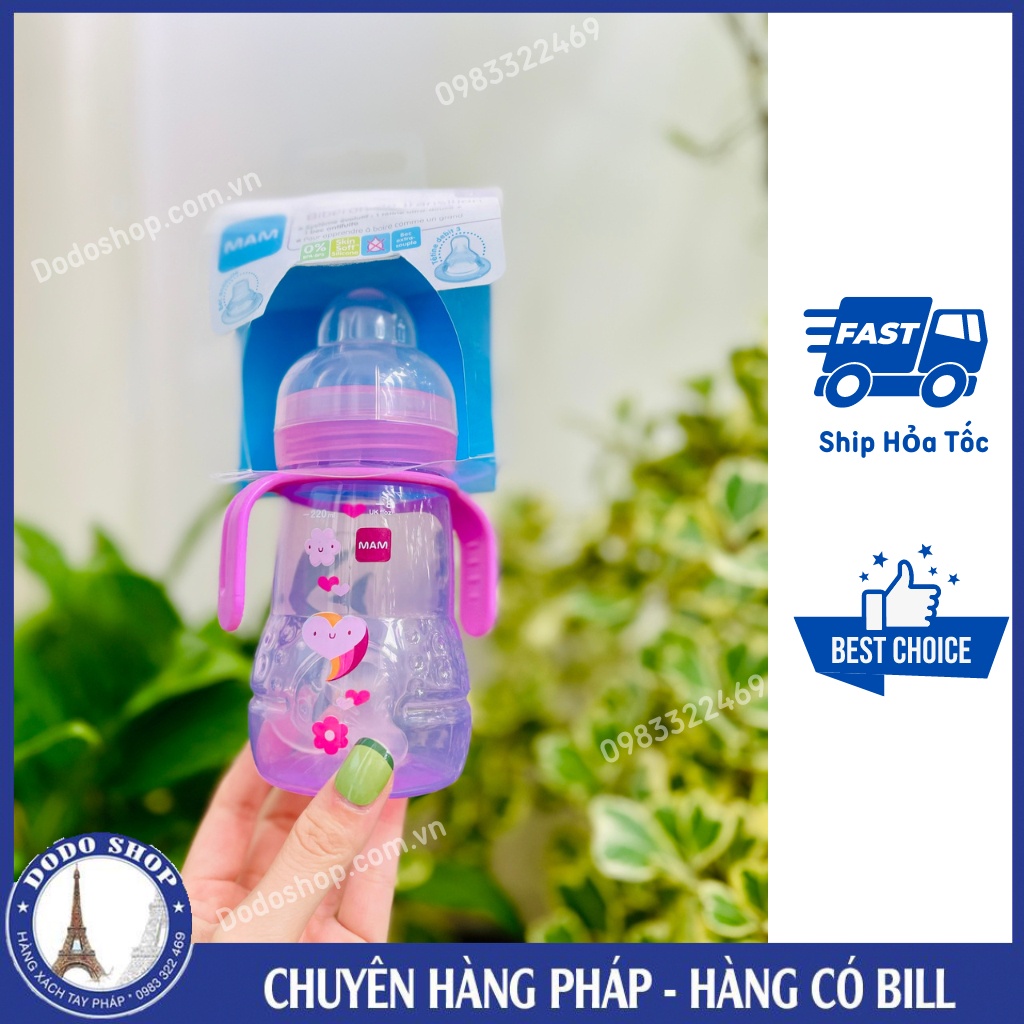 Bình tập uống nước 2in1 Mam của Pháp dành cho bé từ 4 tháng - Dodoshop.com.vn