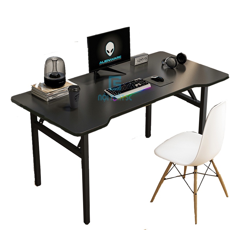 Mua Bàn gaming gấp gọn để máy tính, bàn làm việc 1m2 chân gấp gọn gàng ...