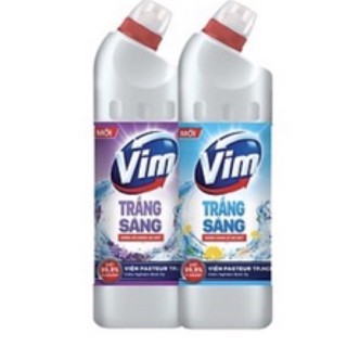 Tẩy Rửa Bồn Cầu Nhà Tắm Vim Trắng Sáng 880ml