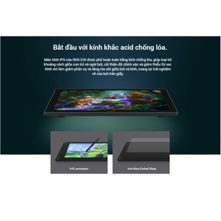 Bảng vẽ LCD Kamvas 22 (2.5K) (RDS-220)