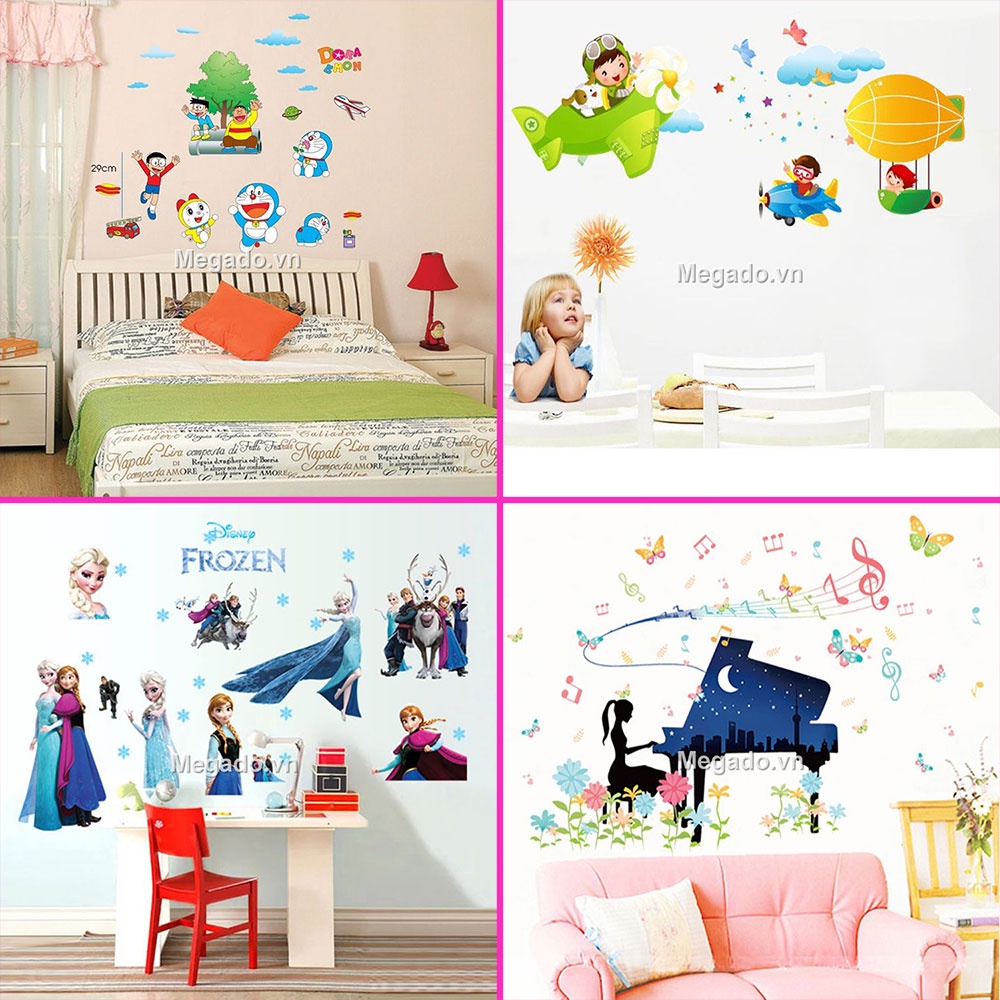 Decal dán tường cho trẻ em AL0023