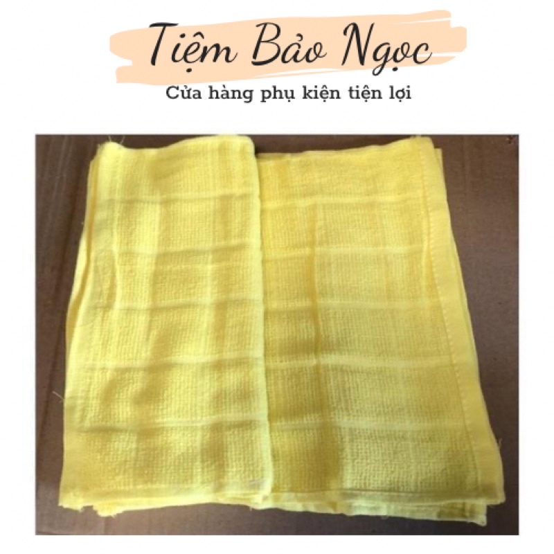 Khăn vuông vàng lau bếp 25cm